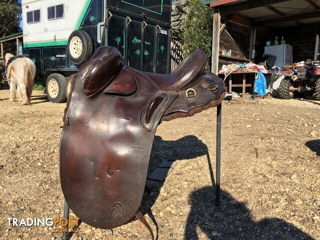 Syd Hill Suprema Horn Barcoo Poley Stock saddle