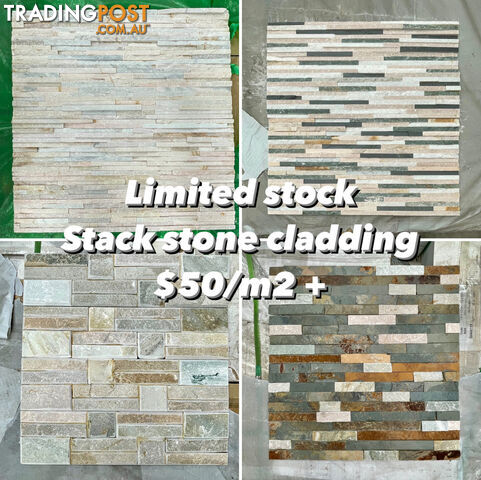 FIRE SALE! Stack Stone Wall Cladding
