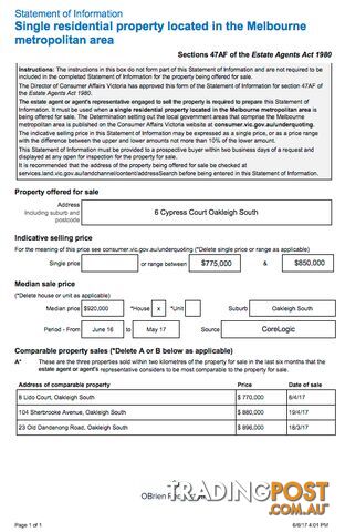 6 Cypress Court  Oakleigh South, VIC 3167