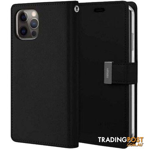 Goospery Rich Diary Book Case for iPhone 16 Pro Max