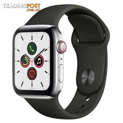 Refurbished Apple Watch Series 5, GPS+Cellular 40mm Aluminum Case (6 Months limited Seller Warranty)