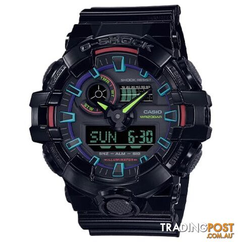 Casio G-Shock Watch GA-700RGB-1A