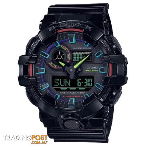 Casio G-Shock Watch GA-700RGB-1A