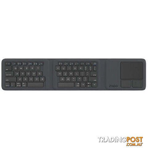 ZAGG Universal Tri-Fold Bluetooth Full-Size Keyboard with Trackpad