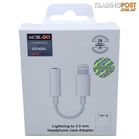 MOBiGO Lightning to 3.5mm Aux Headphone Jack Adapter