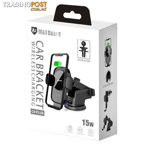 Maxguard 15W Wireless Charger Car Bracket Holder C9 Plus