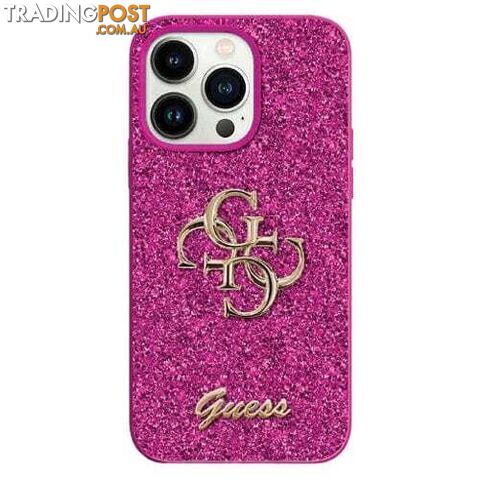 Guess Glitter Script Case for Apple iPhone 15 Pro Max