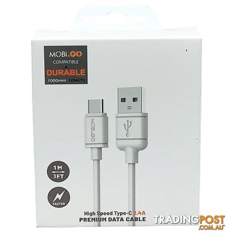 MOBiGO 1M Type c to Lightning Data Cable