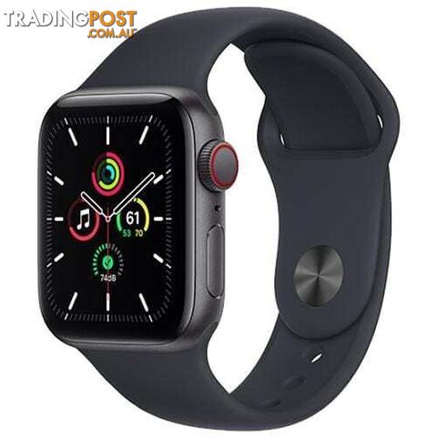 Refurbished Apple Watch SE, GPS 40mm Space Grey Aluminium Case (6 Months limited Seller Warranty)