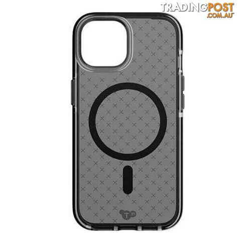 Tech21 Evo Check MagSafe Case for iPhone 15 Plus  - Smokey