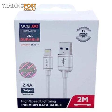 MOBiGO 2M Type C USB Data Cable