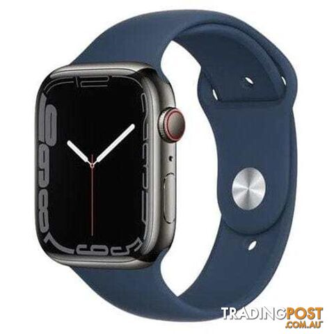 Refurbished Apple Watch Series 7, GPS + Cellular 45mm Stainless Steel Case (6 Months limited Seller Warranty)