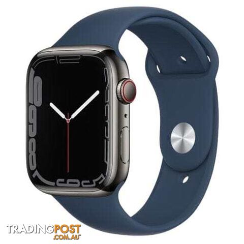 Refurbished Apple Watch Series 7, GPS + Cellular 45mm Stainless Steel Case (6 Months limited Seller Warranty)