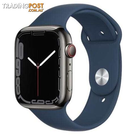 Refurbished Apple Watch Series 7, GPS + Cellular 45mm Stainless Steel Case (6 Months limited Seller Warranty)