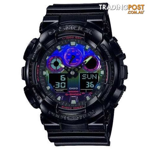 Casio G-Shock Watch GA-100RGB-1A