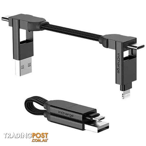 Rolling Square inCharge X 100W 6 in 1 Keyring Cable