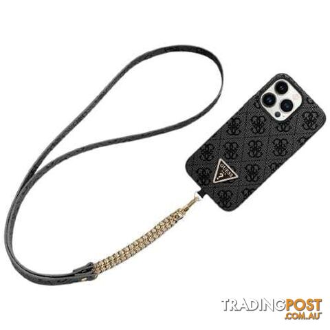 GUESS Diamond Cross Body Case for iPhone 15 Pro Max
