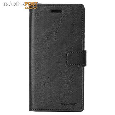 Mansoor Diary Case With Card Slot for iPhone 15 Plus 6.7" - Black
