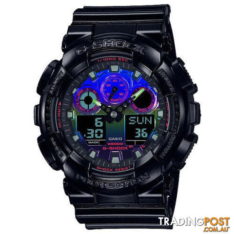 Casio G-Shock Watch GA-100RGB-1A