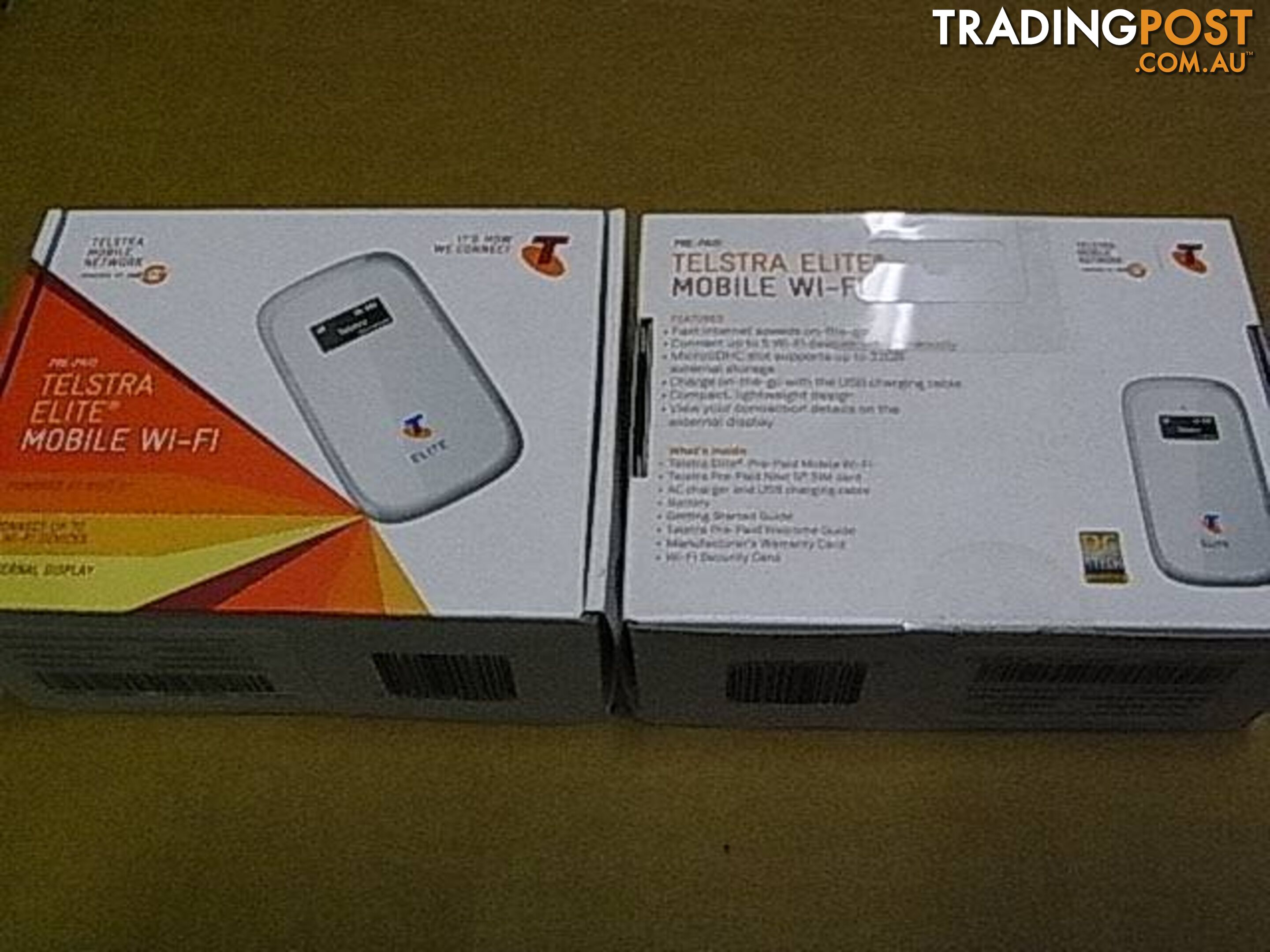 NEW PREPAID HOTSPOT Telstra Elite Mobile Wifi Modem WITH 3GB DATA