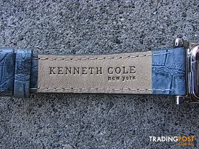 NEW Kenneth Cole New York Tonneau Leather Watch