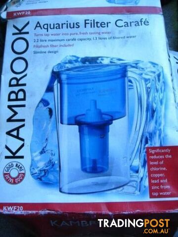 NEW Kambrook Aquarius Filter Water Carafé