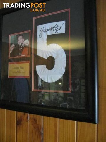 ESSENDON FOOTBAKK CLUB JAMES HIRD SIGNED NO 5 - photo 2 of 5