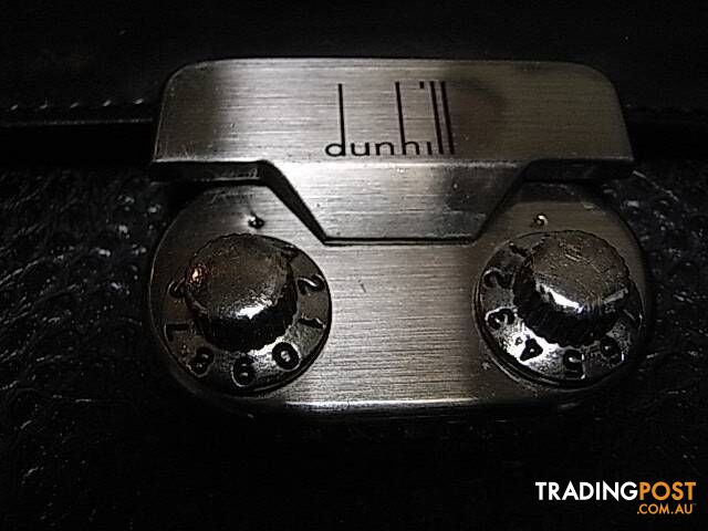 dunhill Leather work business leather bag locking - photo 3 of 10