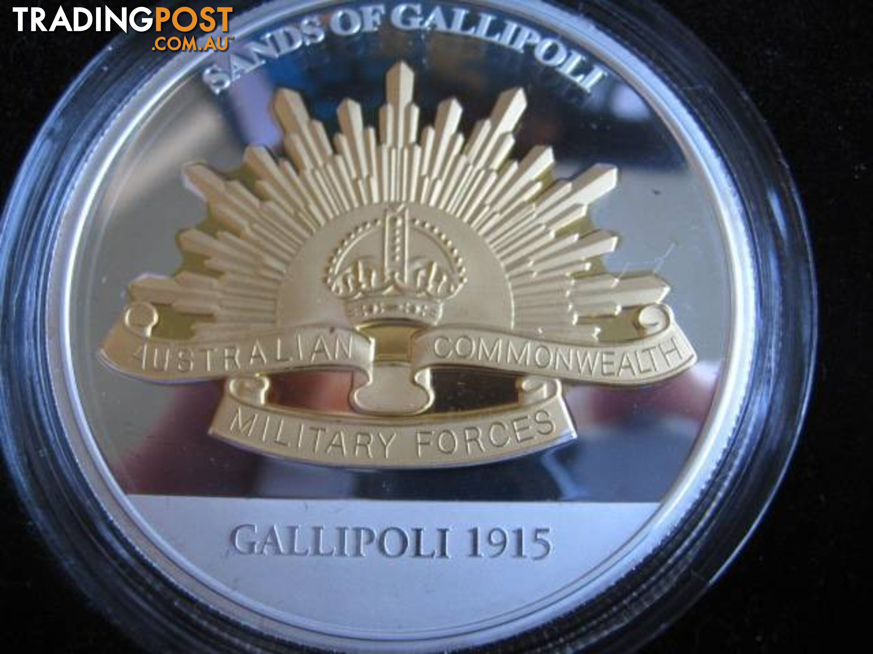 Sands of Gallipoli Set of Two Limited Edition Medallions 2oz silv