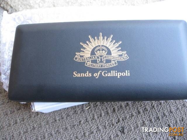 Sands of Gallipoli Set of Two Limited Edition Medallions 2oz silv