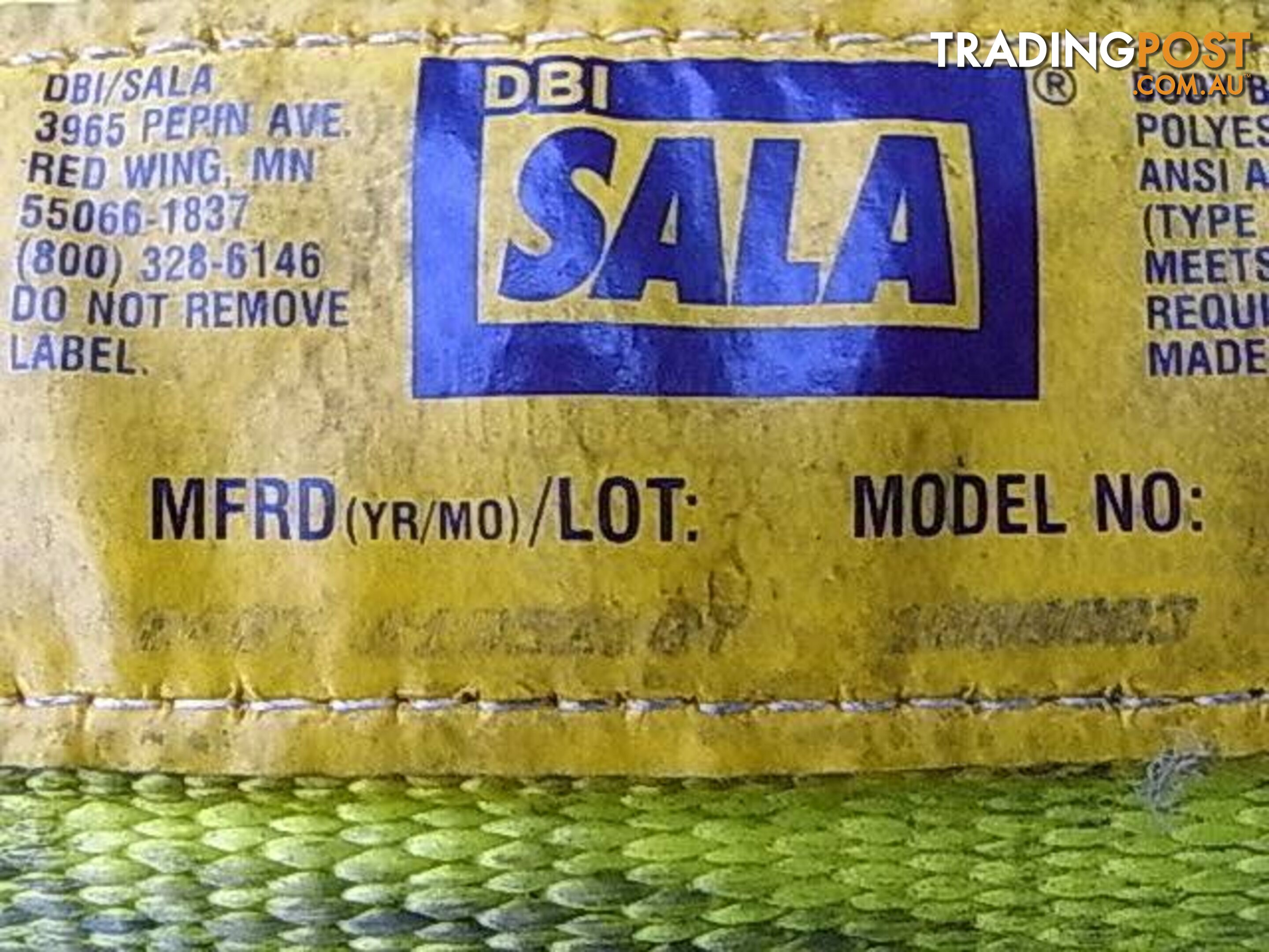 DBI SALA BODY BELT MADE IN USA safty belt