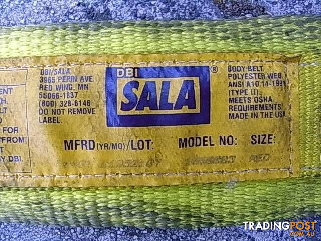 DBI SALA BODY BELT MADE IN USA safty belt