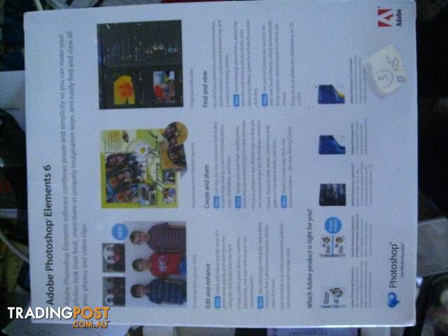 new un-opened adobe photoshop elements 6 - photo 2 of 3