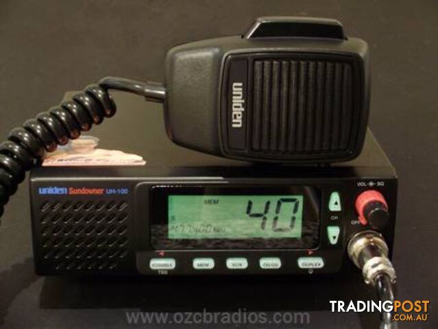 Uniden Sundowner UH-100 UHF CB Radio fitted with voice scrambler?