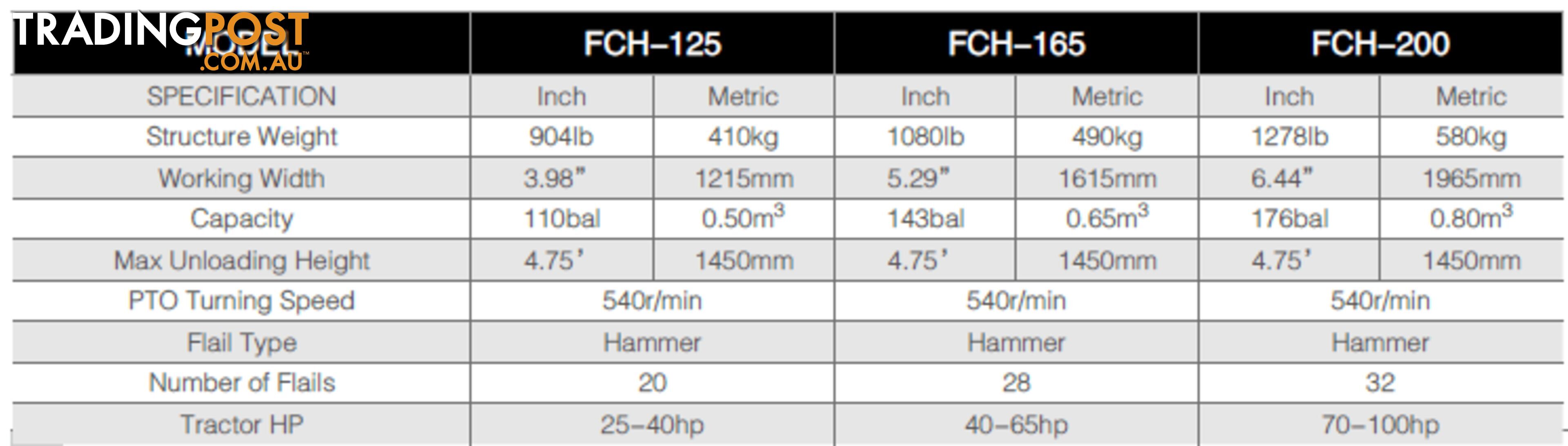 Hanmey High Lift Flail Collector