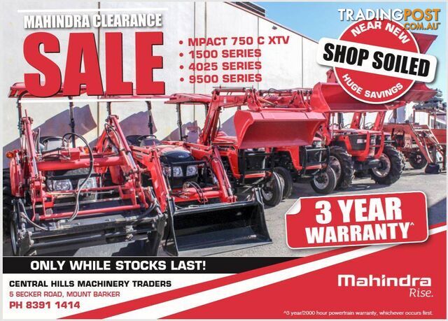 Mahindra 37hp 42hp 90hp Tractor, Buggies, Implements
