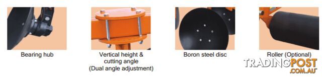 Fieldking Disc Ridger with Roller - photo 3 of 4