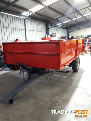Secondhand 5 Tonne Tipping Trailer PTO Rear Drive Axle