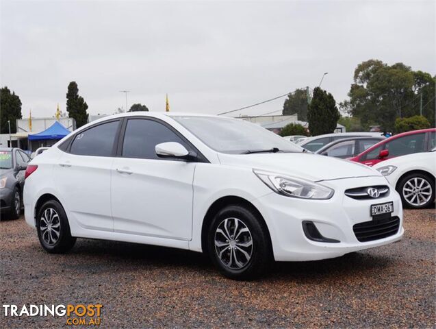 2016 HYUNDAI ACCENT ACTIVE RB3MY16 SEDAN