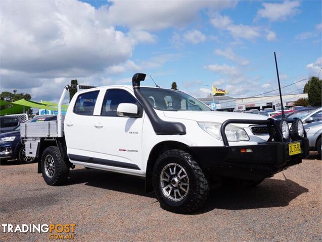 2013 HOLDEN COLORADO LX RGMY13 CAB CHASSIS