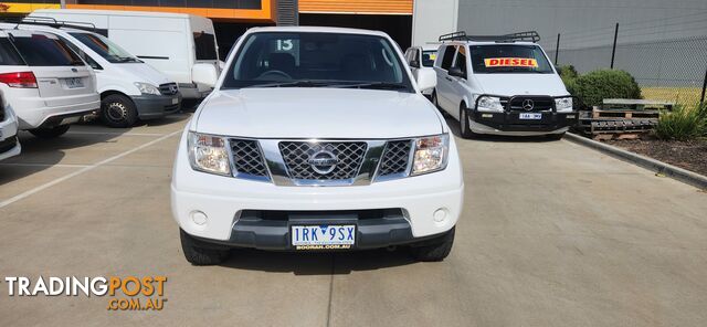 2013 Nissan Navara D40 KING CAB ST-X 4X4 Ute Manual