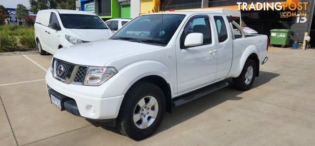 2013 Nissan Navara D40 KING CAB ST-X 4X4 Ute Manual