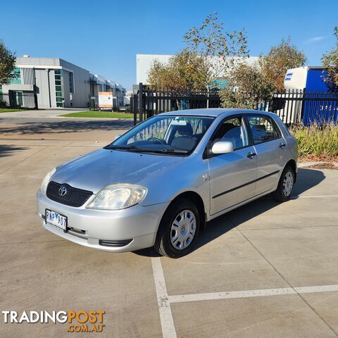 2002 Toyota Corolla Ascent ZZE122R Hatchback Automatic