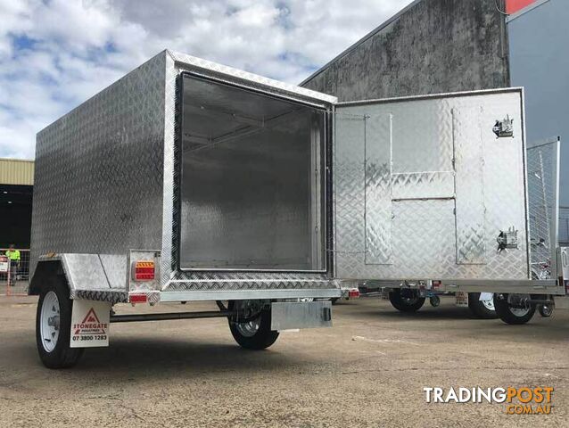 Aluminium Enclosed Luggage Trailers For Sale | Available In 6Ã4 7Ã4 7Ã5 8Ã5