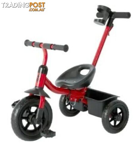 Stylish 3-Wheel Foldable Trike – Black and Red