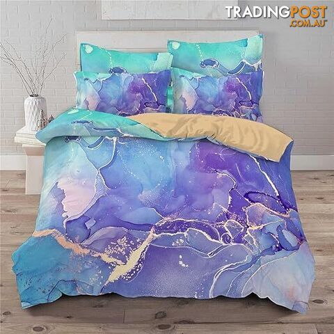 Marble Duvet Cover set, Queen Size