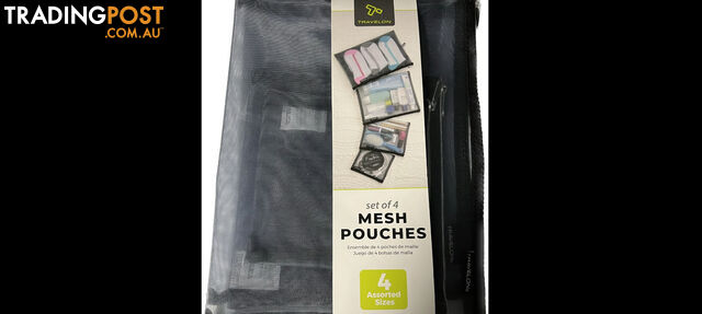 Travelon Mesh Pouches. Travel bags. Set of 4