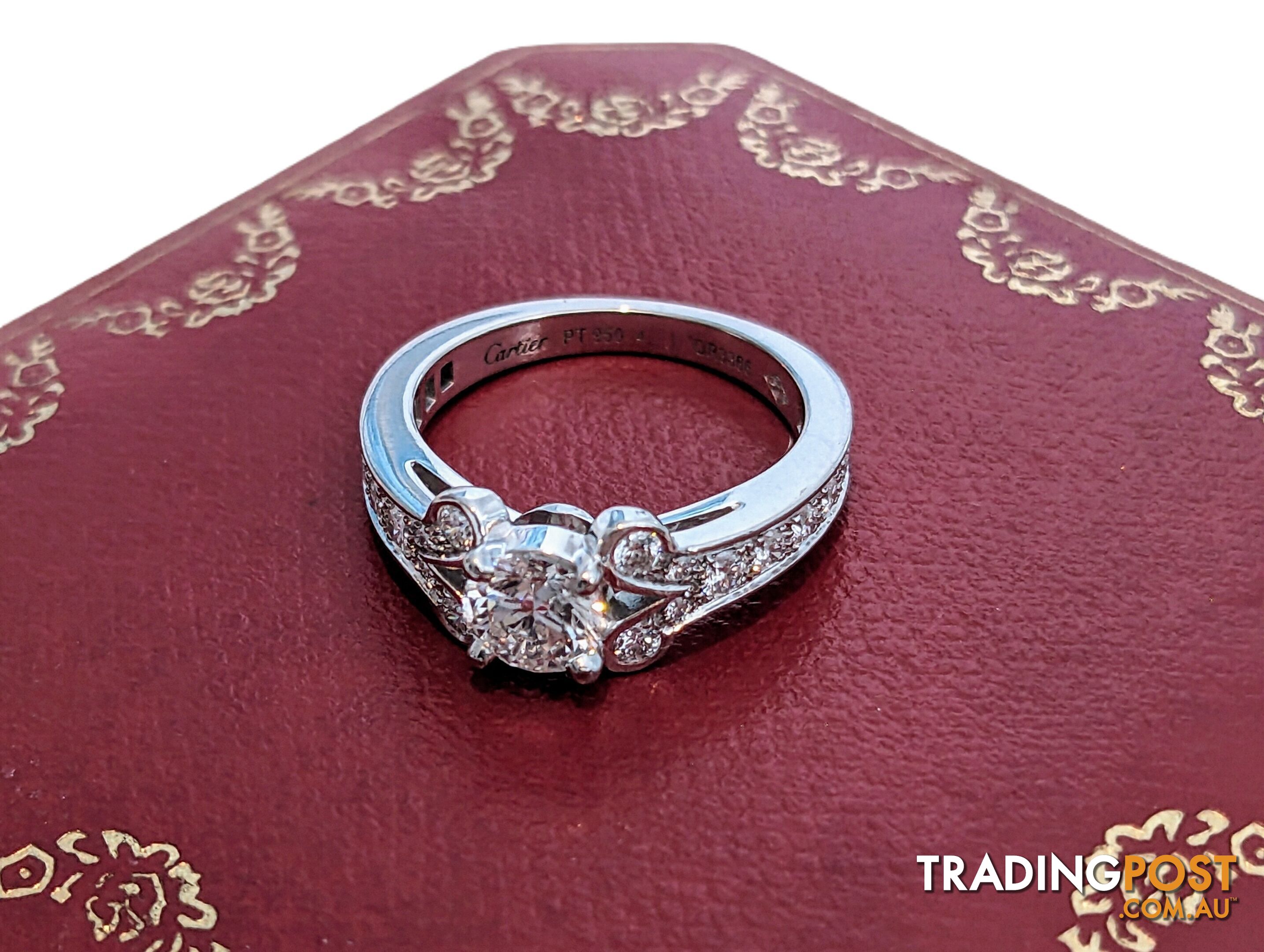 CARTIER Canary Diamond Ballerine Engagement Ring