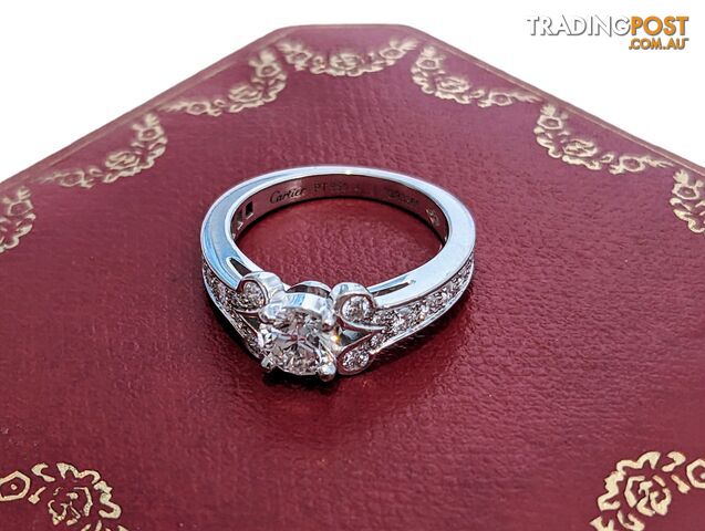 CARTIER Canary Diamond Ballerine Engagement Ring