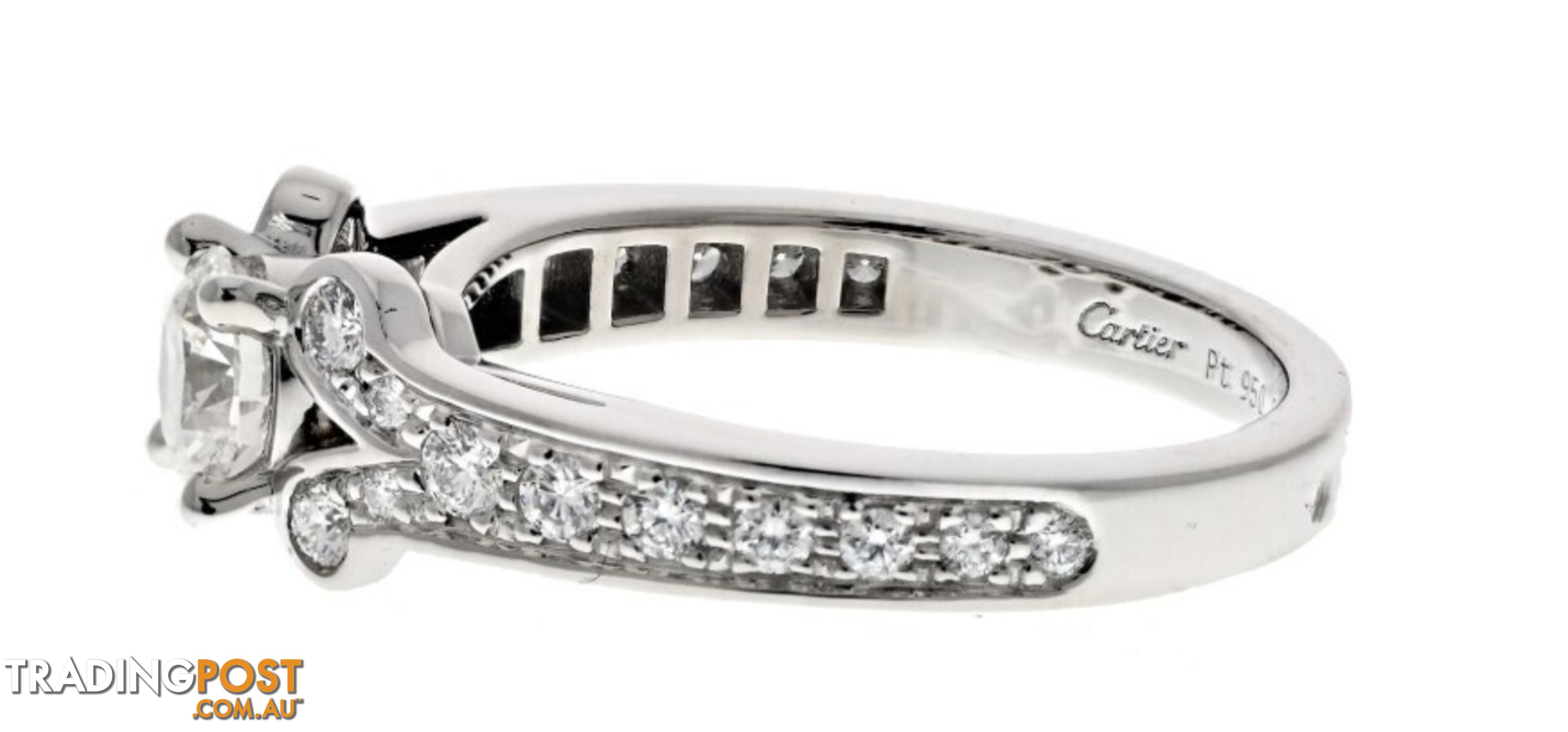 CARTIER Canary Diamond Ballerine Engagement Ring